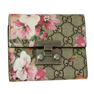 Gucci GG Blooms Tri Wallet GG Floral